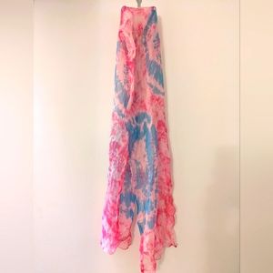 Pink and Blue scarf